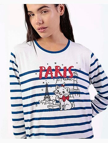 Pigiama a maniche lunghe da donna DISNEY Marie Paris