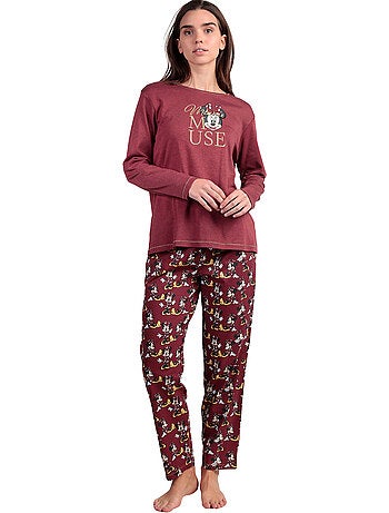 Pigiama a maniche lunghe da donna DISNEY Minnie Mouse