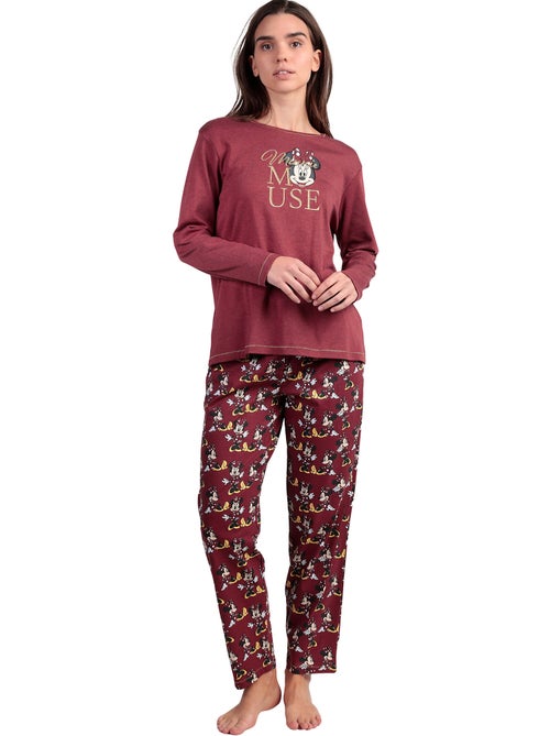 Pigiama a maniche lunghe da donna DISNEY Minnie Mouse - Kiabi Pigiama a maniche lunghe da donna DISNEY Minnie Mouse - Kiabi