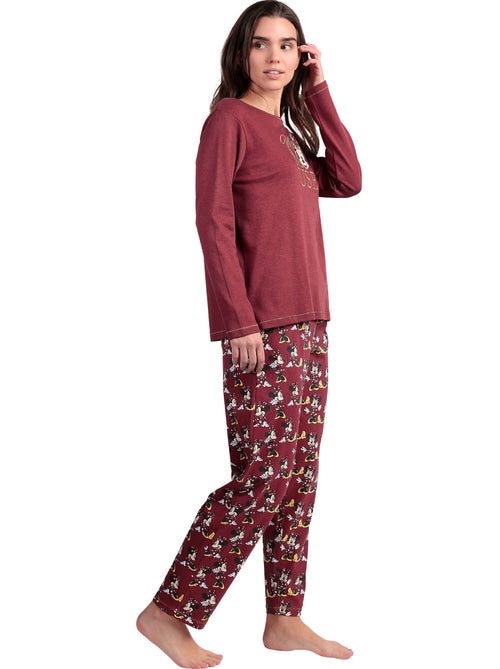 Pigiama a maniche lunghe da donna DISNEY Minnie Mouse - Kiabi Pigiama a maniche lunghe da donna DISNEY Minnie Mouse - Kiabi