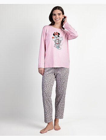 Pigiama a maniche lunghe da donna DISNEY Minnie Skin