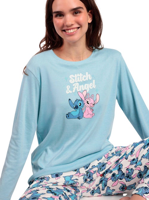 Pigiama a maniche lunghe da donna DISNEY Stitch Angel - Kiabi Pigiama a maniche lunghe da donna DISNEY Stitch Angel - Kiabi