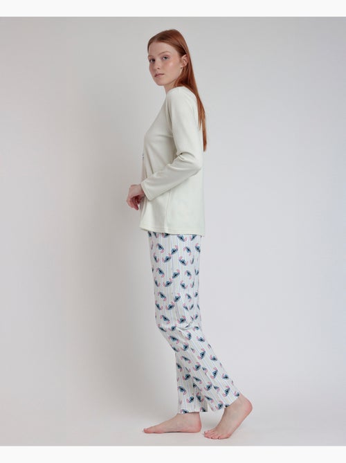 Pigiama a maniche lunghe da donna DISNEY Stitch - Kiabi Pigiama a maniche lunghe da donna DISNEY Stitch - Kiabi