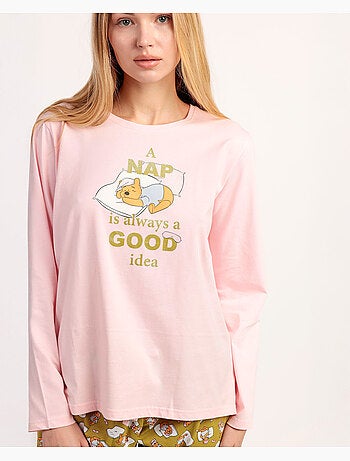 Pigiama a maniche lunghe da donna Disney Winnie Sleep