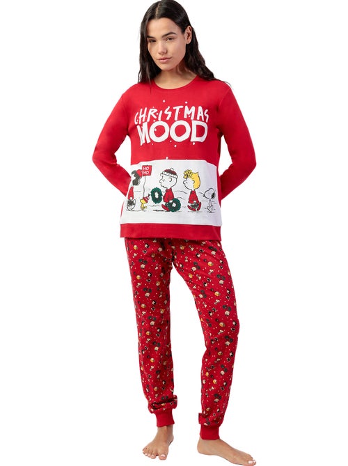 Pigiama a maniche lunghe da donna PEANUTS HoHo Mood - Kiabi Pigiama a maniche lunghe da donna PEANUTS HoHo Mood - Kiabi