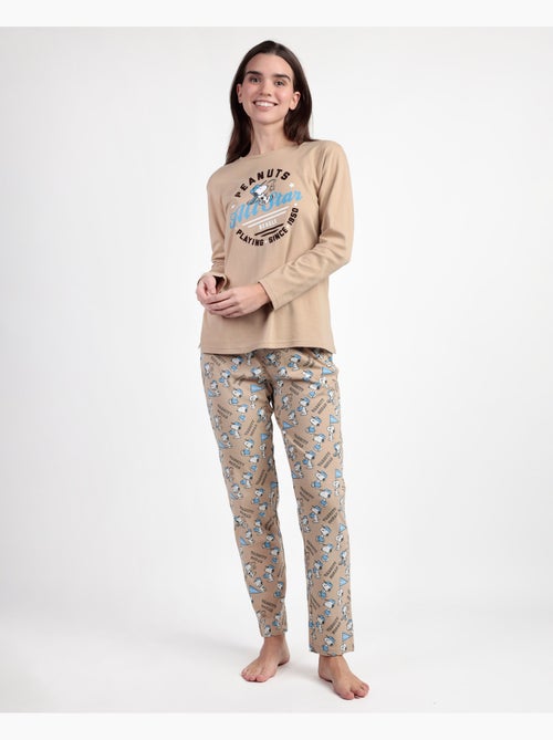 Pigiama a maniche lunghe da donna Varsity Squad dei PEANUTS - Kiabi Pigiama a maniche lunghe da donna Varsity Squad dei PEANUTS - Kiabi