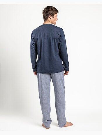 Pigiama a maniche lunghe da uomo ADMAS CLASSIC color pietra