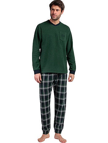 Pigiama a maniche lunghe da uomo ADMAS MAGNIFIC Emerald Peak