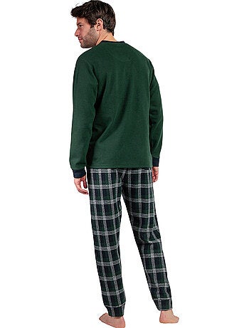 Pigiama a maniche lunghe da uomo ADMAS MAGNIFIC Emerald Peak
