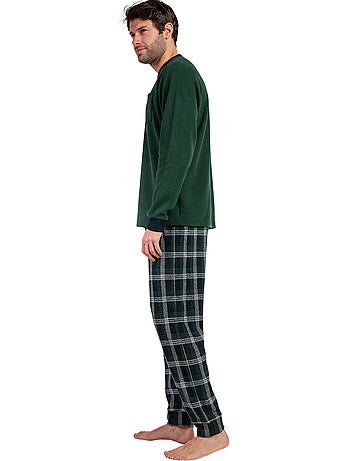 Pigiama a maniche lunghe da uomo ADMAS MAGNIFIC Emerald Peak