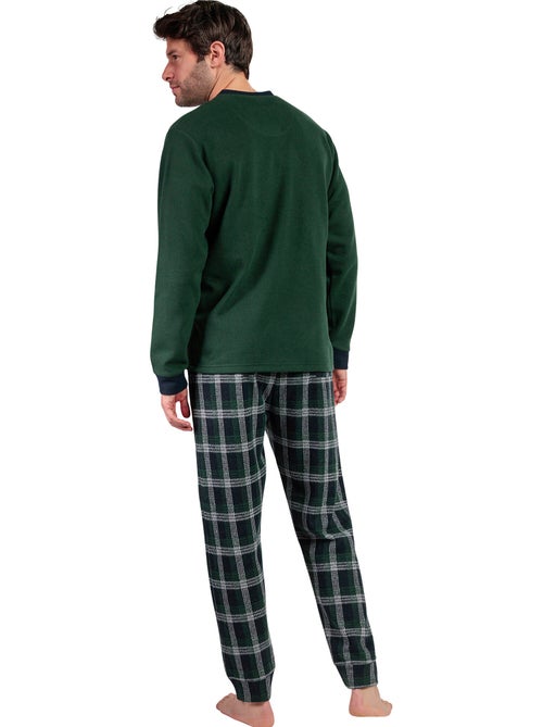 Pigiama a maniche lunghe da uomo ADMAS MAGNIFIC Emerald Peak - Kiabi Pigiama a maniche lunghe da uomo ADMAS MAGNIFIC Emerald Peak - Kiabi