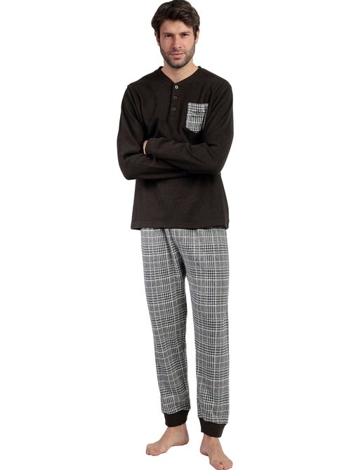 Pigiama a maniche lunghe da uomo con bandiera americana ADMAS MAGNIFIC - Kiabi Pigiama a maniche lunghe da uomo con bandiera americana ADMAS MAGNIFIC - Kiabi