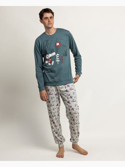 Pigiama a maniche lunghe da uomo DISNEY Bon Ski - Kiabi