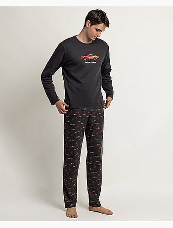 Pigiama a maniche lunghe da uomo Disney Cars McQueen
