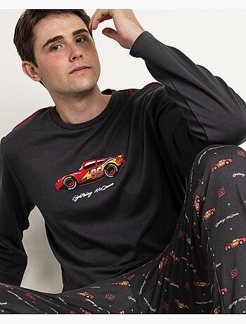 Pigiama a maniche lunghe da uomo Disney Cars McQueen
