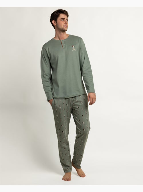 Pigiama a maniche lunghe da uomo disney daily habits - Kiabi
