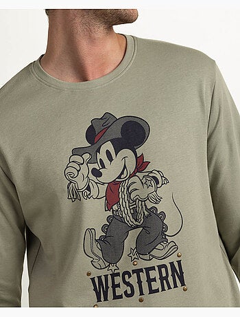 Pigiama a maniche lunghe da uomo DISNEY in stile western