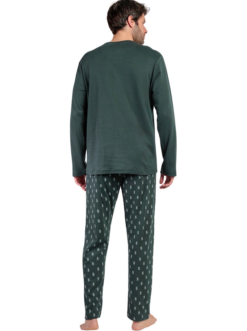 Pigiama a maniche lunghe da uomo DISNEY McDuck Verde - Kiabi