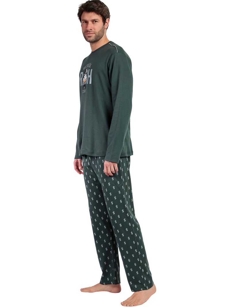 Pigiama a maniche lunghe da uomo DISNEY McDuck Verde - Kiabi