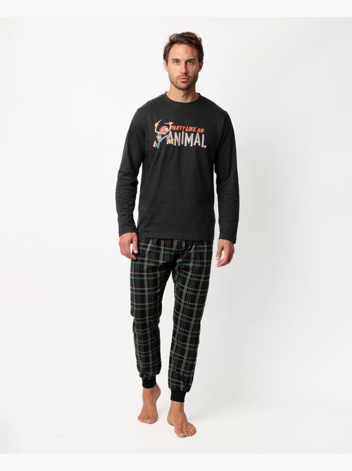Pigiama a maniche lunghe da uomo DISNEY MUPPETS con motivo animali da festa - Kiabi Pigiama a maniche lunghe da uomo DISNEY MUPPETS con motivo animali da festa - Kiabi