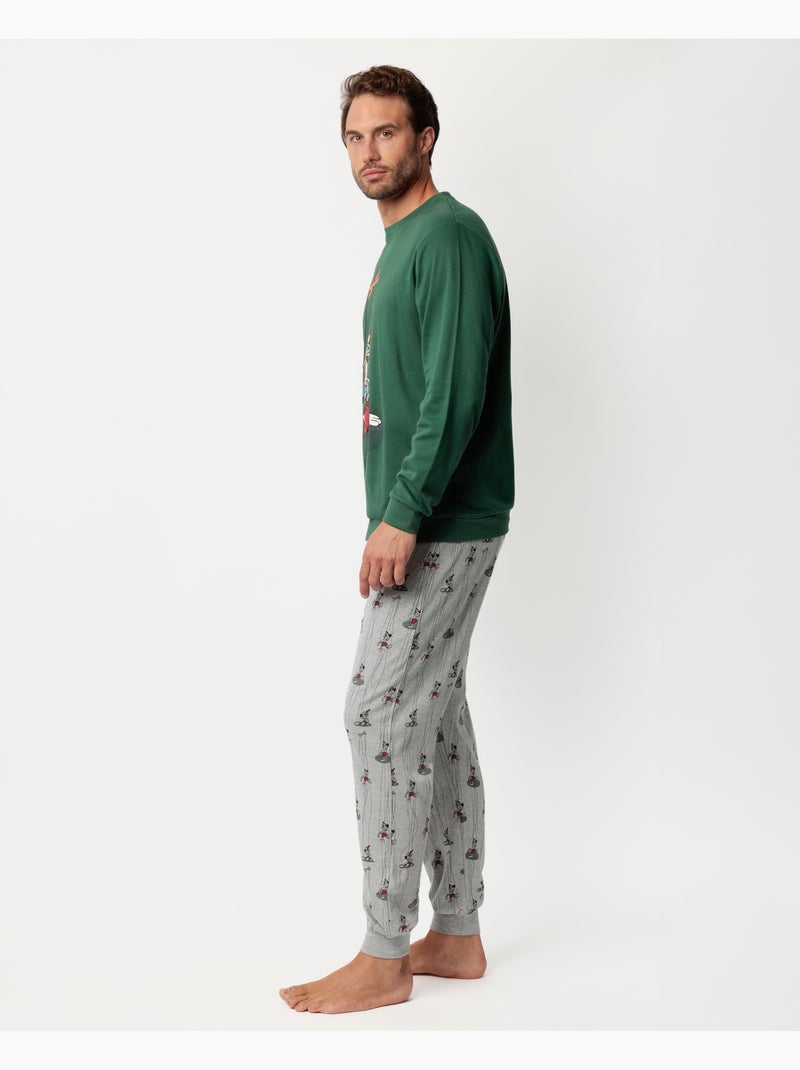 Pigiama a maniche lunghe da uomo DISNEY Puppet Boy Verde - Kiabi