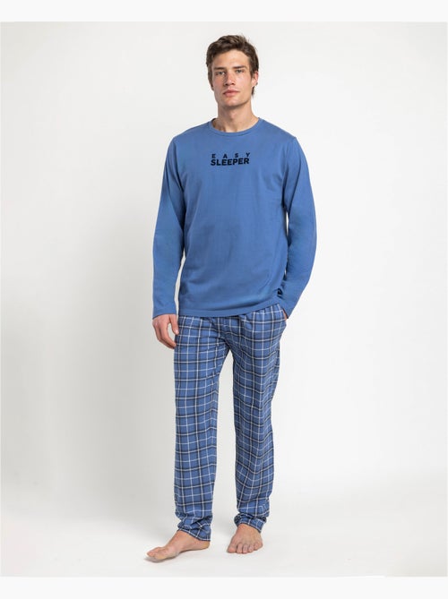 Pigiama a maniche lunghe da uomo easy sleeper stay at home - Kiabi