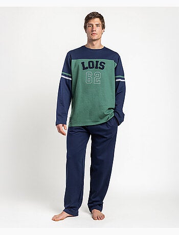 Pigiama a maniche lunghe da uomo LOIS in stile preppy