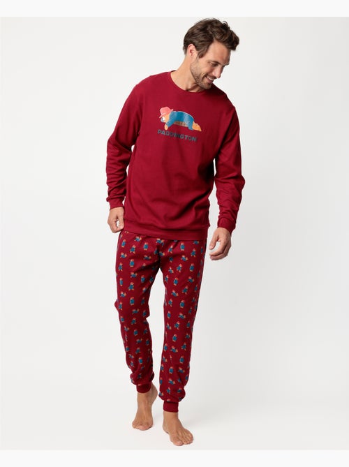 Pigiama a maniche lunghe da uomo PADDINGTON Garnet - Kiabi Pigiama a maniche lunghe da uomo PADDINGTON Garnet - Kiabi