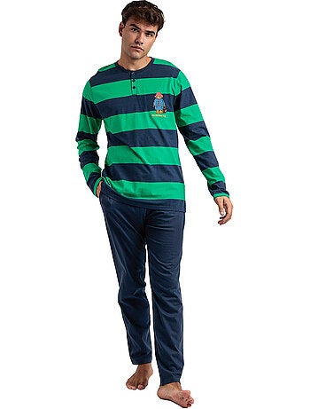 Pigiama a maniche lunghe da uomo PADDINGTON Rugby Paws