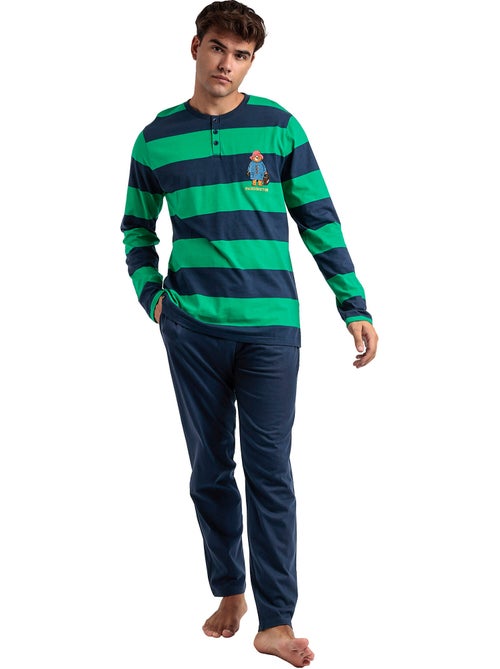 Pigiama a maniche lunghe da uomo PADDINGTON Rugby Paws - Kiabi Pigiama a maniche lunghe da uomo PADDINGTON Rugby Paws - Kiabi