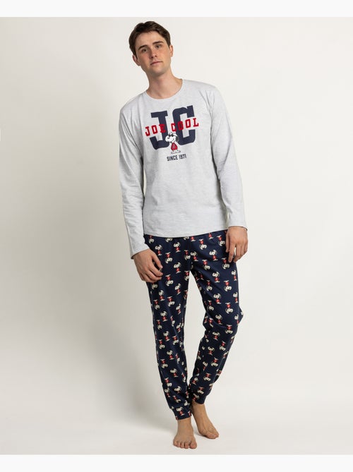 Pigiama a maniche lunghe da uomo PEANUTS Joe Cool - Kiabi