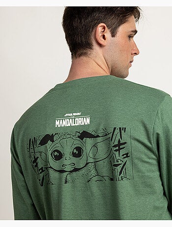Pigiama a maniche lunghe da uomo STAR WARS MANDALORIAN Grogu Comic