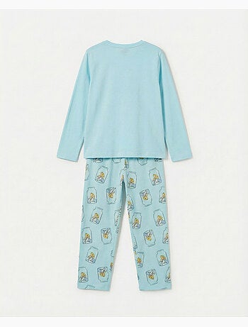 Pigiama a maniche lunghe Disney Blue Alice per bambine