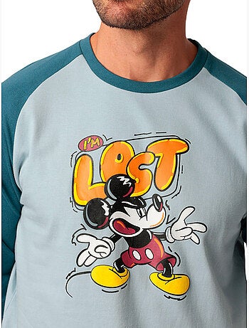 Pigiama a maniche lunghe DISNEY da uomo Mickey Lost