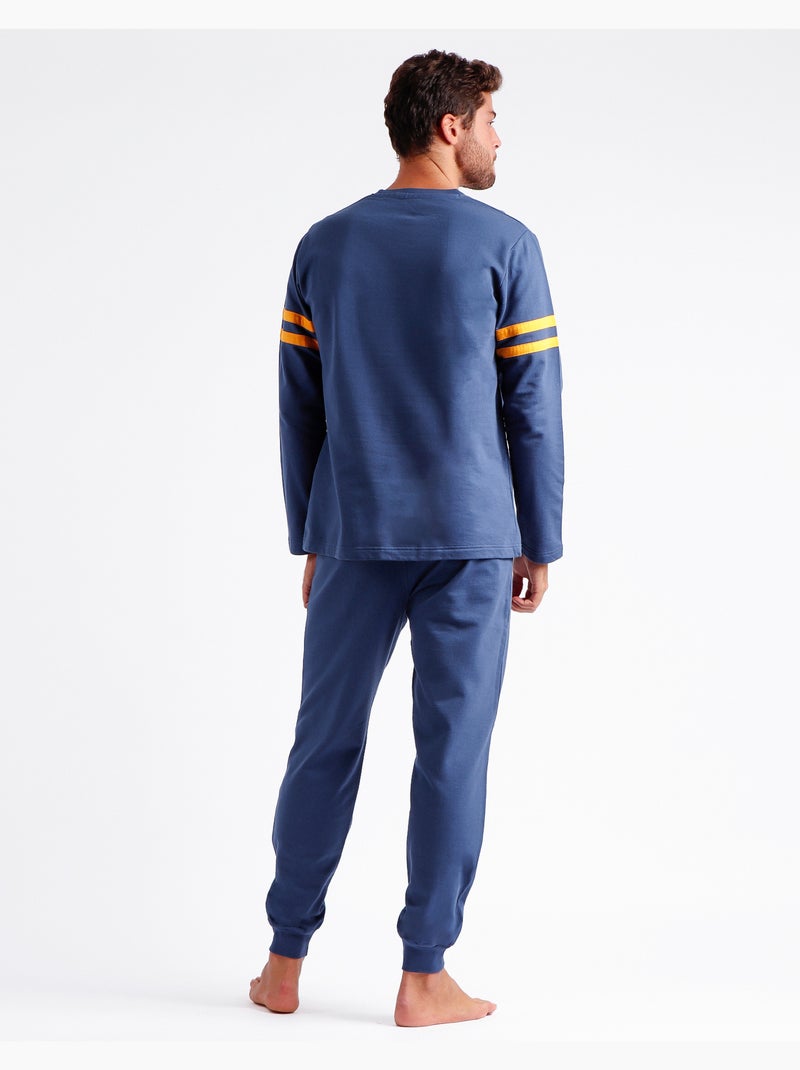 Pigiama a maniche lunghe Disney Goofy Stories da uomo Blu denim - Kiabi