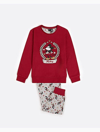 Pigiama a maniche lunghe DISNEY King Mickey per bambine