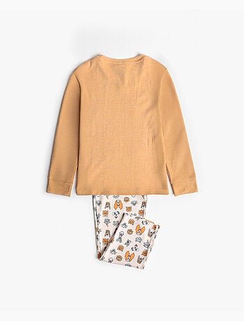 Pigiama a maniche lunghe DISNEY Love Dinner per bambine