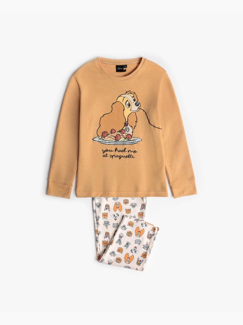 Pigiama a maniche lunghe DISNEY Love Dinner per bambine - Kiabi Pigiama a maniche lunghe DISNEY Love Dinner per bambine - Kiabi