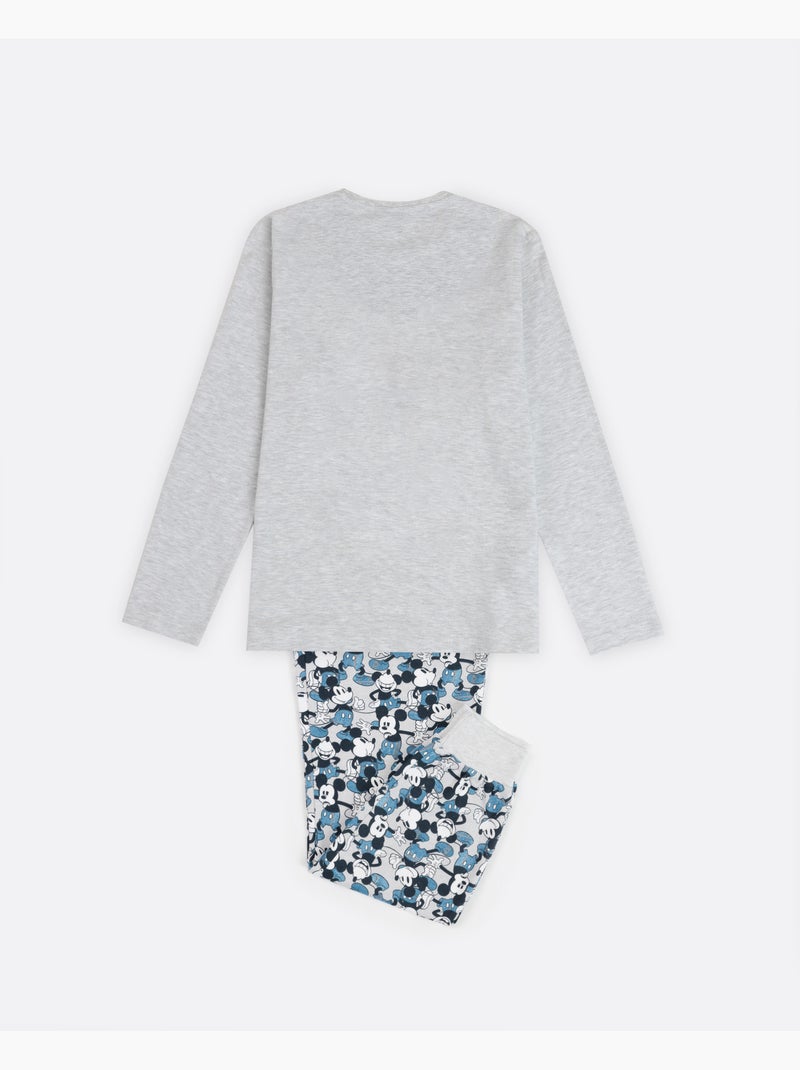 Pigiama a maniche lunghe DISNEY Mickey Jeans per bambine Grigio melangiato - Kiabi