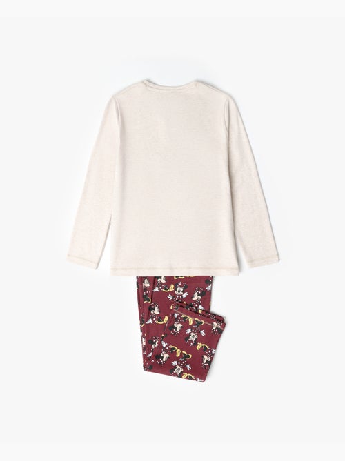 Pigiama a maniche lunghe DISNEY Minnie Mouse con bottone per bambine - Kiabi Pigiama a maniche lunghe DISNEY Minnie Mouse con bottone per bambine - Kiabi