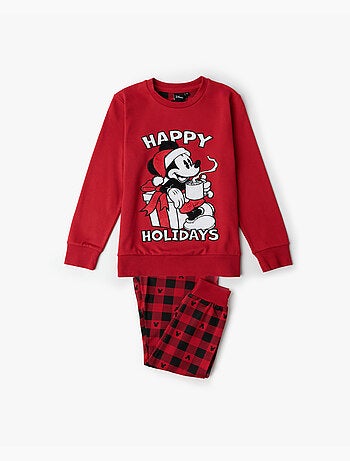 Pigiama a maniche lunghe Disney Mouse Holidays per bambine