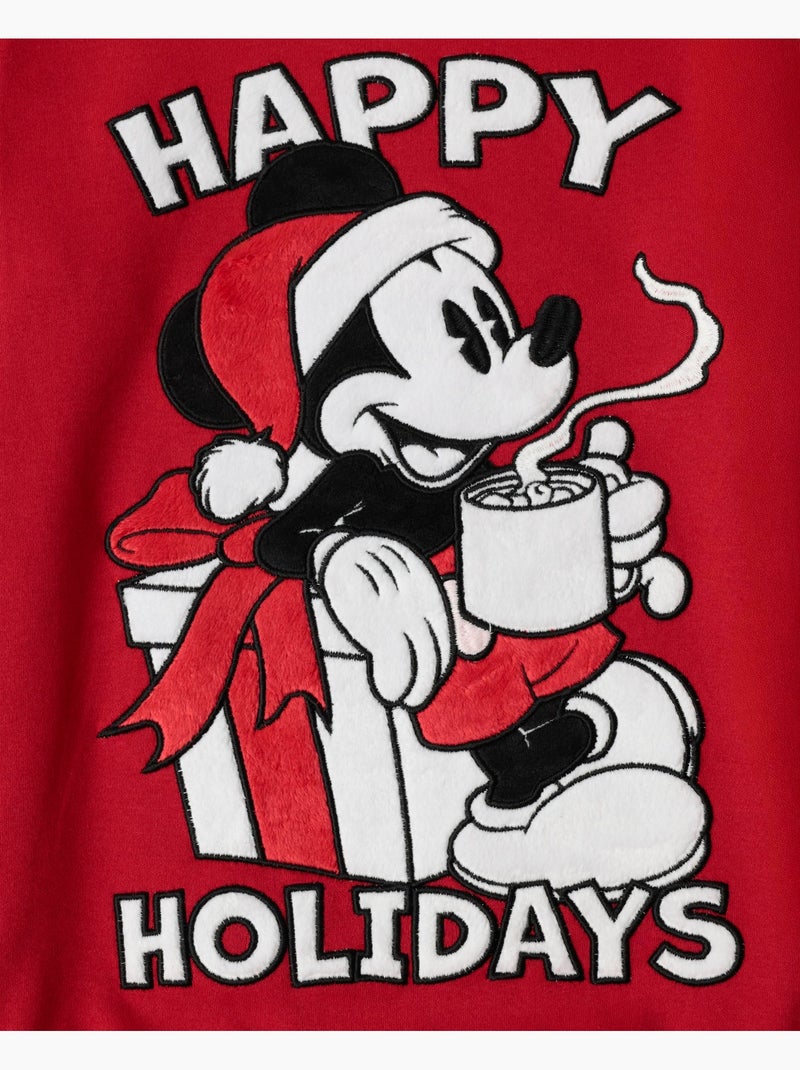 Pigiama a maniche lunghe Disney Mouse Holidays per bambine Rosso - Kiabi