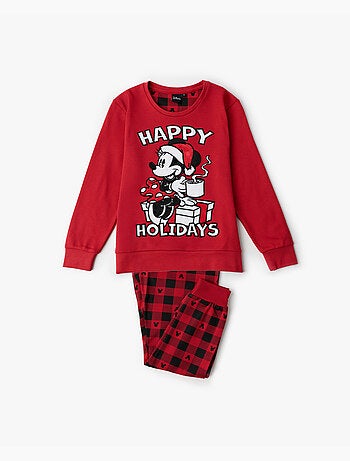 Pigiama a maniche lunghe Disney Mouse Holidays per bambini