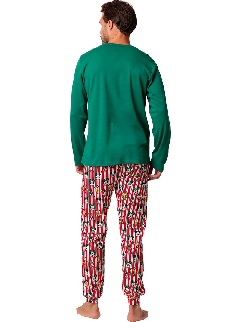 Pigiama a maniche lunghe DISNEY Party Friends da uomo Verde - Kiabi