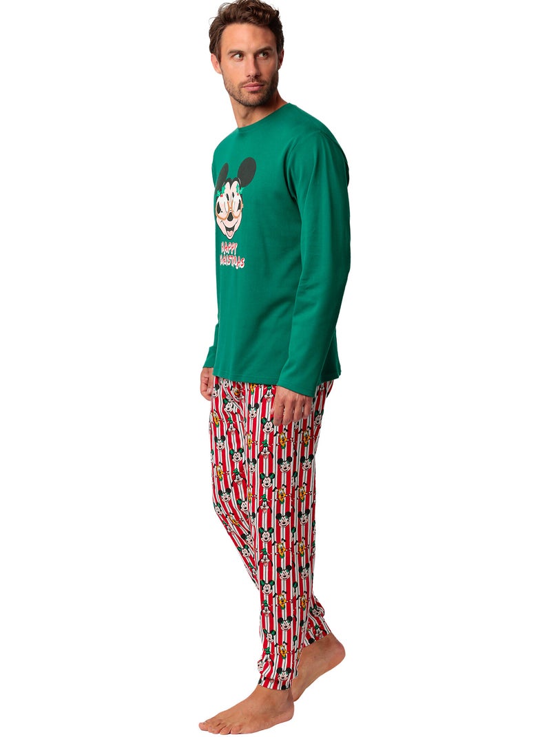 Pigiama a maniche lunghe DISNEY Party Friends da uomo Verde - Kiabi