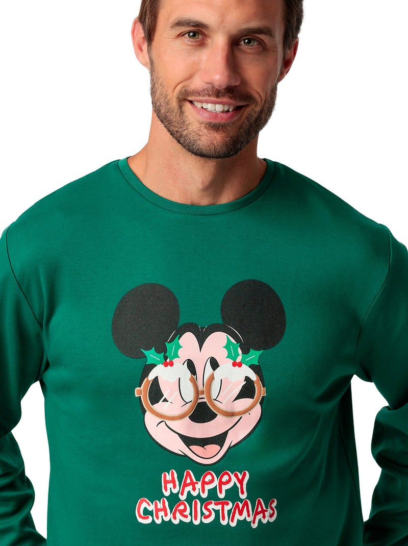 Pigiama a maniche lunghe DISNEY Party Friends da uomo Verde - Kiabi
