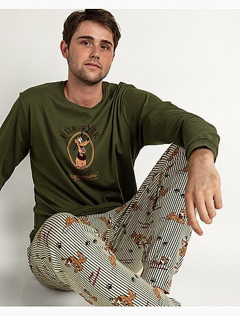 Pigiama a maniche lunghe Disney Pluto Stay Pawsome per uomo