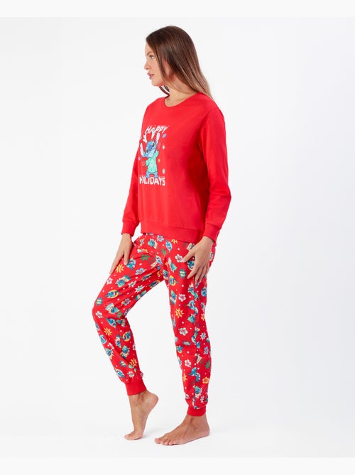 Pigiama a maniche lunghe Disney Stitch Happy Holidays per donna - Kiabi Pigiama a maniche lunghe Disney Stitch Happy Holidays per donna - Kiabi