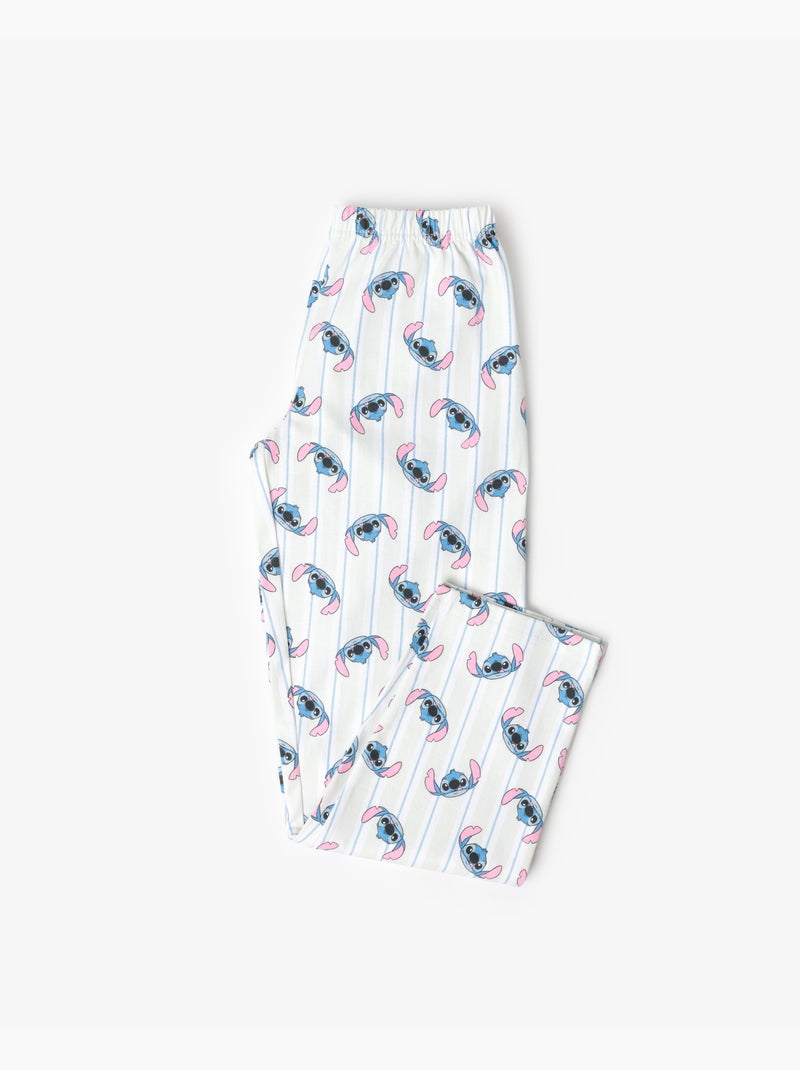 Pigiama a maniche lunghe DISNEY Stitch per bambine Menta - Kiabi
