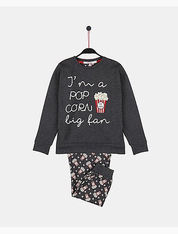 Pigiama a maniche lunghe DIVER Popcorn per bambini